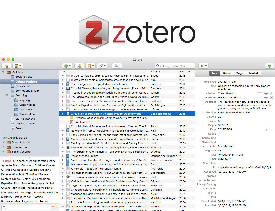 Використання бібліографічного контент-менеджера ZOTERO в науковій роботі